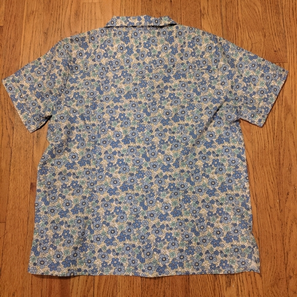 70s Vintage Floral Short Sleeve Shirt - Picture 3 of 8